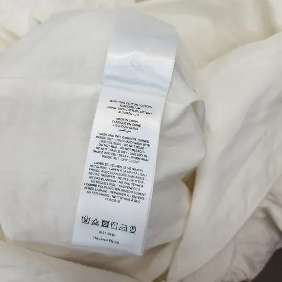 Significant Other Poppy Cut-Out Maxi Dress Ivory White Small - Picture 10 of 13